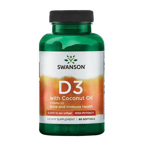 VITAMIN D-3 2000IU WITH COCONUT OIL