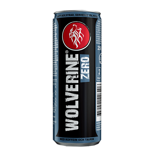WOLVERINE ENERGY DRINK  ZERO SUGAR 250ml